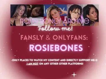 Freechat rosiebones on Chaturbate