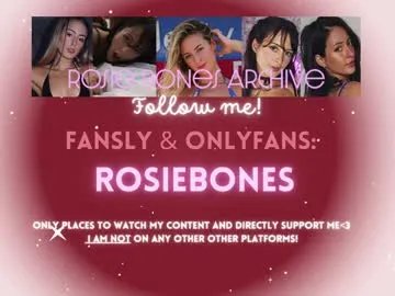 Freechat rosiebones on Chaturbate